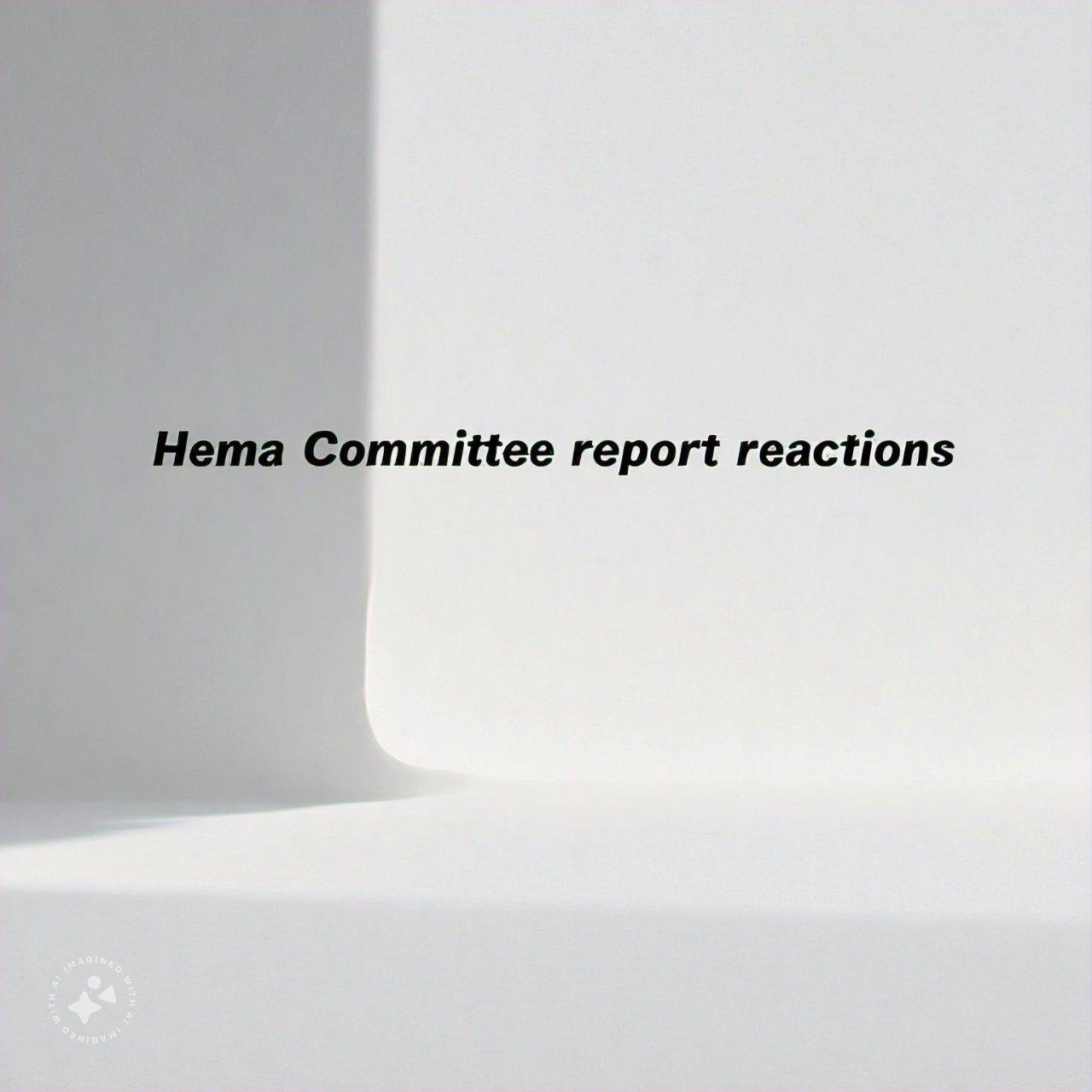 After the Hema Committee report was made public, some of the bigwigs from the industry registered their reaction in the matter